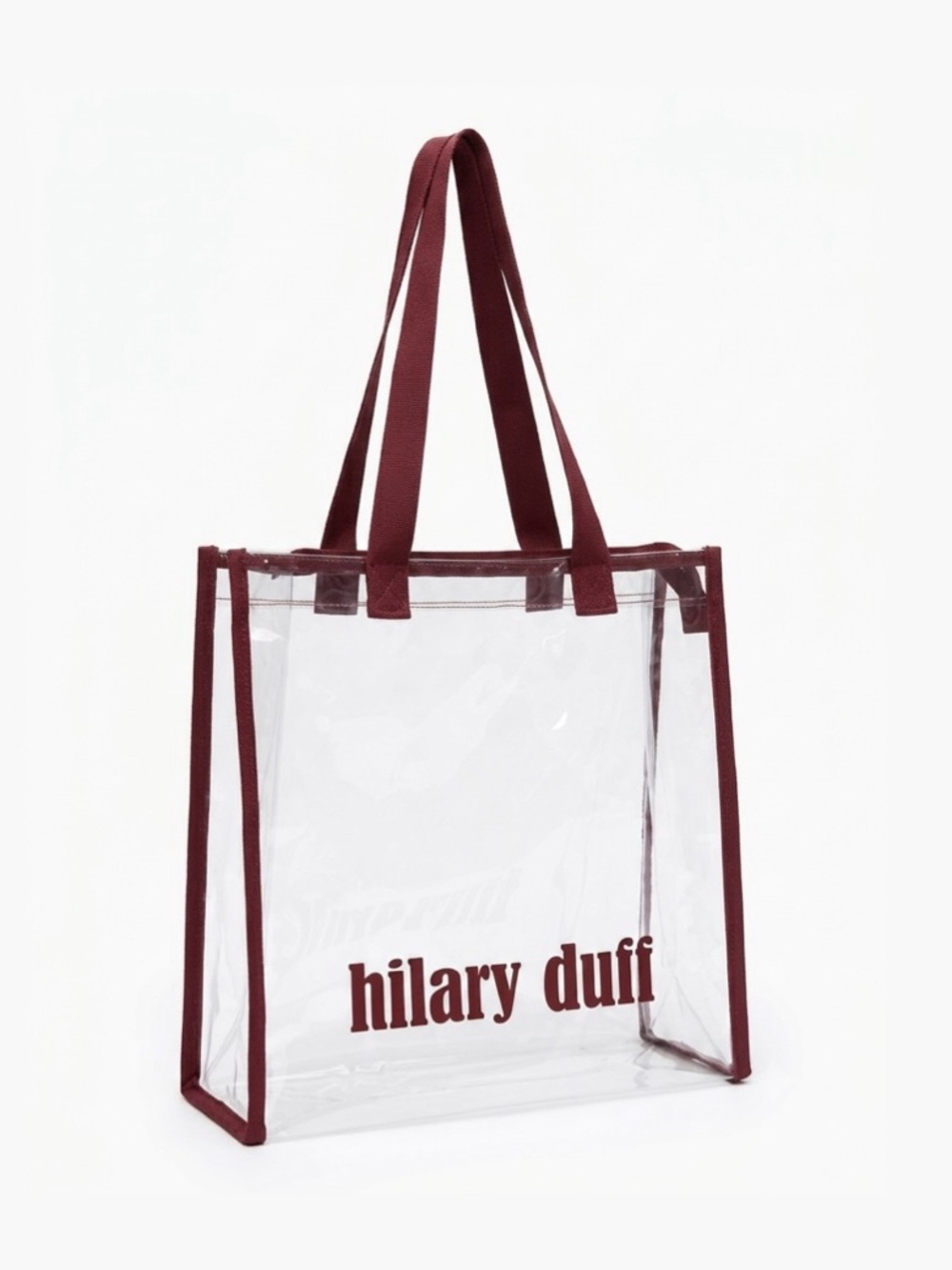 Hilary Duff Lucky Me Tour 2026 VIP Exclusive Clear Tote Bag Concert Merch NEW
